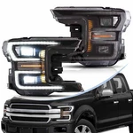 Vland Led Headlights For 2018-2020 Ford F-150 F150 Black Reflector Front Lamps. Fixed Price $625.49.