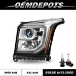 For 2015-2020 Gmc Yukon Halogen W/ Led Drl Chrome Clear Headlight Lh Driver Side. Fixed Price $99.99.