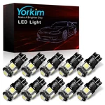 Yorkim 194 Led Bulbs White 6000k Super Bright 5th Generation T10 168 Bulb.... Fixed Price $16.99.