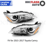 Headlights For 2015 2016 2017 Toyota Camry Left+right Headlamps Head Light Pair. Fixed Price $76.99.