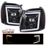 Jet Black Projector Headlights Fits 2007-2014 Gmc Yukon Xl Denali Switchback. Fixed Price $299.49.