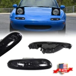 2pcs Smoked Lens Front Bumper Turn Signal Lights For 1990-1997 Mazda Mx-5 Miata. Fixed Price $19.99.