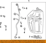 Gm Oem 13-26 Ats Rear Lamps Tail Lamps-signal Lamp Bulb 13596817. Fixed Price $26.04.