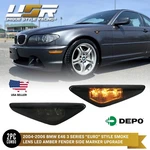 Amber Led Smoke Side Marker Lights Pair For 2004-2006 Bmw E46 2d Coupe & Cabrio. Fixed Price $24.95.