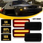 For 1970-1981 Pontiac Firebird Trans Am Smoked Amber Red Led Side Marker Lights. Fixed Price $69.99.