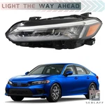 Black Full Led Headlight For Honda Civic Sport/touring 2022 2023 Left Headlamp. Fixed Price $143.55.