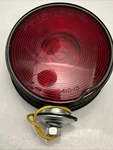 Nos Vtg Peterson Pm 412 Amber And Red Lens / Light Assembly Black 12v Round. Fixed Price $24.98.