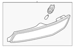 Genuine Mazda Marker Lamp Assembly Fe01-51-5e0d. Fixed Price $49.39.