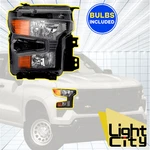 Halogen For 2022-2024 Chevy Silverado 1500 W/black Trim Passenger Headlight Rh. Fixed Price $79.99.