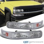 Fit 99-02 Silverado 00-06 Tahoe Suburban Pickup Clear Bumper Lights Signal Lamps. Fixed Price $28.95.