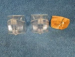 1960 Amc Rambler Ambassador Backup Light Lenses Pair Nos 1215. Fixed Price $49.99.