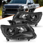 For 2015-2021 Chevy Colorado Projector Factory Black Headlamps Pair Headlights. Fixed Price $204.99.