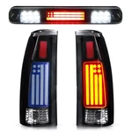 Tail Light Assembly + 3rd Brake Fit For Chevy Gmc C/k 1500 2500 3500 88.... Fixed Price $187.13.
