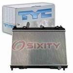 Tyc Radiator For 2011-2016 Ford Fiesta 1.6l L4 Cooler Cooling Antifreeze Rl. Fixed Price $126.81.