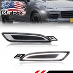 Clear Lens White Full Led Bumper Side Marker Light Kit For 15-18 Porsche Cayenne. Fixed Price $39.99.