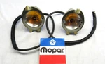 Restored 1971 Plymouth Road Runner Gtx Front Turn Signal Housings W/o Lenses. Fixed Price $242.99.