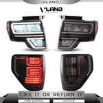 Vland Full Led Headlights + Smoked Tail Lights For 2009-2014 Ford F-150 Pair. Fixed Price $646.99.