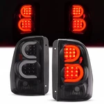 Led Tube Tail Lights Black Smoke For Chevy Trailblazer Trail Blazer 2002-2009. Fixed Price $117.99.