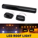 Fit Chevy Gmc 2500hd 3500hd 07-up Full Amber Led Cab Roof Marker Light Assy 3x P. Fixed Price $36.09.