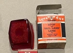 Vintage Lynx Eye Glass Tail Lamp Lens # T-334; 1941-1947 Pontiac. Fixed Price $15.30.