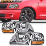 Fit For 97-03 Ford F150/99-02 Expedition Headlights+corner Lights Assembly Lh+rh. Fixed Price $69.90.