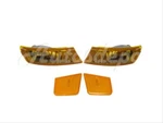 Bundle For 2005-2007 Jeep Liberty Front Bumper Park Signal Side Marker Light 4pc. Fixed Price $62.24.