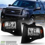 2007-2014 Ford Expedition Black Factory Style Headlights Left+right. Fixed Price $108.99.