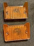 1971 1972 Nova Chevy Ii Parking Light Turn Signal Lamp Lens Pair Amber. Fixed Price $20.00.