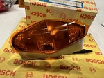 Vintage Genuine Mercedes Left Headlamp Corner Lens, 111 826 03 90. Fixed Price $150.00.