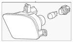 Genuine Honda Park/turn Lamp 33350-thr-a11. Fixed Price $67.22.