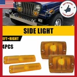 4pc Amber Bumper Signal+fender Side Marker Lights Fit Jeep Wrangler 1987-1995 Yj. Fixed Price $33.24.