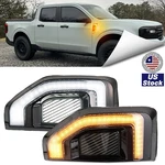 2pcs Led Front Side Marker Lights Drl Turn Signal For Ford Maverick 2022-2025. Fixed Price $74.99.