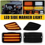 Led Amber Front Dynamic Signal Turn Lights Drl Lamp Fit Jeep 97-06 Wrangler Tj. Fixed Price $54.14.