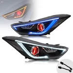 Vland Led Drl Headlights Fits For 2011-2015 Hyundai Elantra Avante Md Demon Eyes. Fixed Price $319.00.