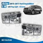 For 2015 2016 2017 Ford Expedition Led Fog Light Chrome Right + Left Pair. Fixed Price $210.19.