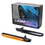 Smoked Lens Amber Led Sequential Fender Grille Turn Signal Lights For Bmw E9x M3. Fixed Price $41.09.