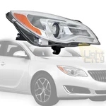 Halogen With Bulb For 2014-2017 Buick Regal Passenger Side Headlight Rh. Fixed Price $100.00.