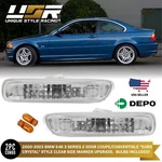 Depo Euro Clear Side Marker Light For 99-01 Bmw E46 3 Series 4d Door Sedan Wagon. Fixed Price $13.95.