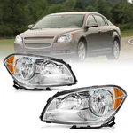 Headlight Assembly For 2008-2012 Chevy Chevrolet Malibu Halogen Headlamp 08-12. Fixed Price $65.99.