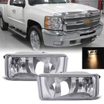 Fit 2007-2015 Chevy Silverado 1500 2500 Front Bumper Fog Lights Lamps Pair 07-15. Fixed Price $18.00.