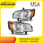 Headlights Set For 2011-2019 Dodge Grand Caravan 2008-16 Chrysler Town& Country. Fixed Price $116.02.