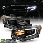 For 2018-2021 Chevy Traverse Drl Light Bar Projector Headlights W/led Signal. Fixed Price $318.99.