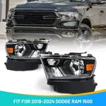 Halogen Headlights Assembly For Dodge Ram 1500 2019-2024 Left+right W/ Bulbs. Fixed Price $205.90.