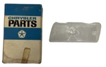 1966 Plymouth Barracuda Valiant Left Parking Lamp Light Clear Lens 2585073 Nos. Fixed Price $108.10.