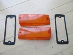 Datsun 1975 To 1978 280z Front Park Light Lenses Oem Pair Iki 3064r 3064l. Fixed Price $39.80.
