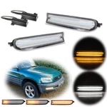2x Clear Sequential Switchback Led Front Signal Lights For 1996-1997 Toyota Rav4. Fixed Price $79.99.