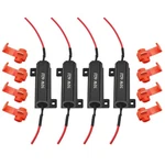 Auxlight 4pcs Quality 50w 6ohm Load Resistors - Fix Led Turn 4 Pieces, Black. Fixed Price $13.52.