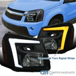 Smoke Fits 2005-2009 Chevy Equinox Headlights Switchback Led Turn Signal Strips. Fixed Price $159.95.