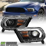 For 2010-2014 Ford Mustang Led Greeting Tube Headlights Headlamps Set Left+right. Fixed Price $178.99.