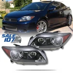 For 2005-2007 Scion Tc Coupe Clear Headlights Black Housing Headlamps Left+right. Fixed Price $249.94.